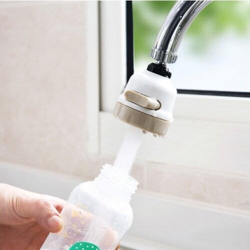 Faucet Extenders Aerators Water Tap Filter Faucet Extender Booster Water Saver 3 Modes Rotating Spray Head
