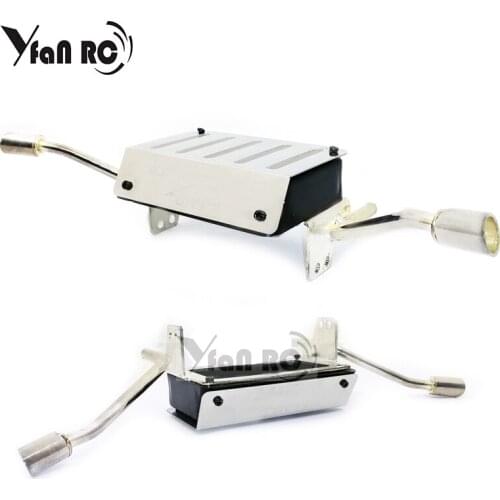 TRX4 OP Refitting and Upgrading Fittings Simulation Metal Fuel Tank + Exhaust Pipe S322