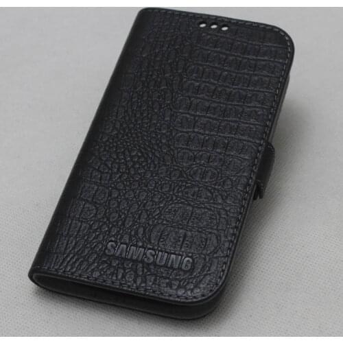 Top Quality 100% Cow Genuine Leather Cover Slim Flip Phone Skin Case for Samsung Galaxy S8 Plus