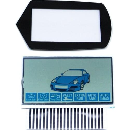 NEW B9 LCD display flexible cable+ LCD keychain Glass for Starline B9 lcd remote controller B9 display with Zebra Stripes