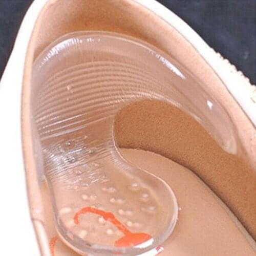 1/2Pair Gel Woman Insole Pad For High Heels,flat Feet Insoles,Clear Cushion Soft Shoe Pads Insoles Inserts Foot Care