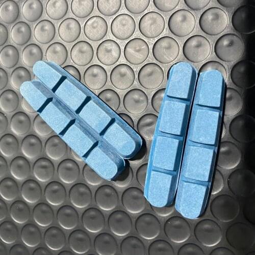 HULKWHEELS 2 Pair Rubber Brake Pads Use For Road Bike Front Rear Wheelset For A1 A2 A3 A4 Carbon wheels Used Braking Pads