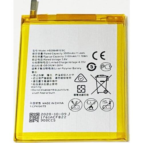 3.8V 3100mAh HB396481EBC For Huawei G8 GX8 RIO-L11 RIO-L01 RIO-L02 RIO-L03 RIO-AL00 RIO-CL00 RIO-UL00 RIO-TL00 Battery