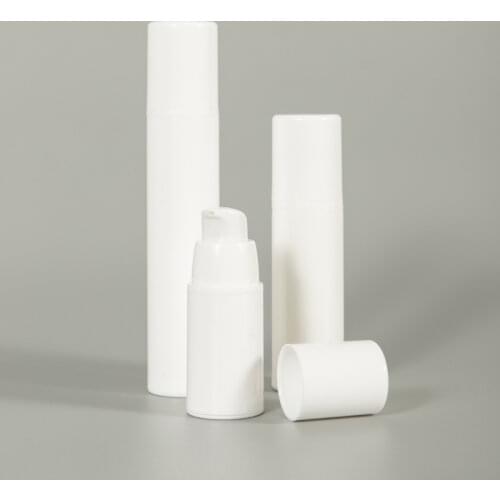 30ml white airless vacuum pump lotion bottle with white lid used for Cosmetic Container