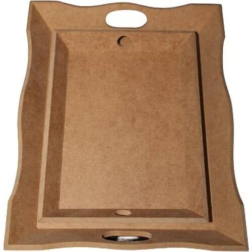 Wooden Painting Large And Small Tray Set 2li set hobby products workshop painting tray Set leisure time fun