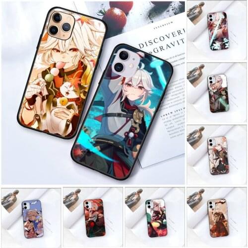 Zororong Genshin Impact Kaedehara Kazuha Phone Case For iPhone 12 Mini 11 Pro XS Max X XR 7 8 Plus
