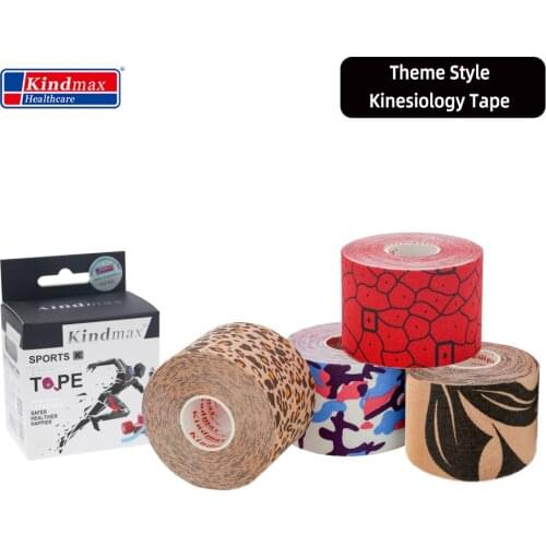 Kindmax New Generation Upgrade Kinesiology Tape in Box for Sports Athletic Recovery Elastic Kneepad Muscle Pain Relief