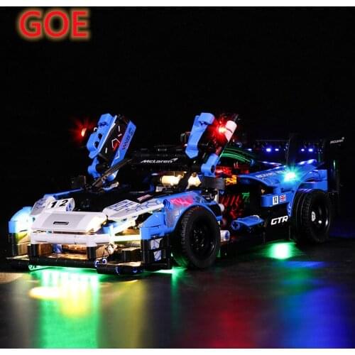 LED Light Kit For 42123 for High-tech series McLaren Senna GTR Super Sport Sar Buildng Blocks Light Sets toys (Only LED light)