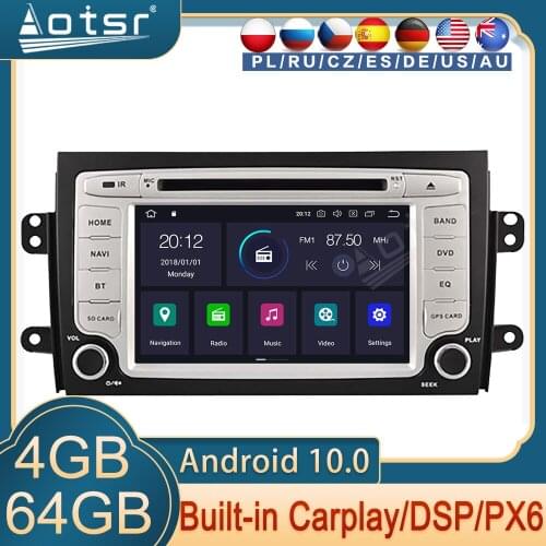 Android Radio For Suzuki SX4 2006 2007 2008 2009 - 2012 Car GPS Navigation Multimedia DVD Player Carplay Audio Head Unit Stereo