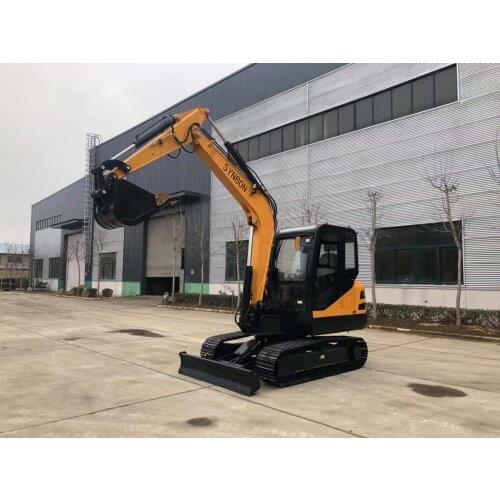 Power And Hydraulic System Crawler Excavator Farm Digger Machine SY607