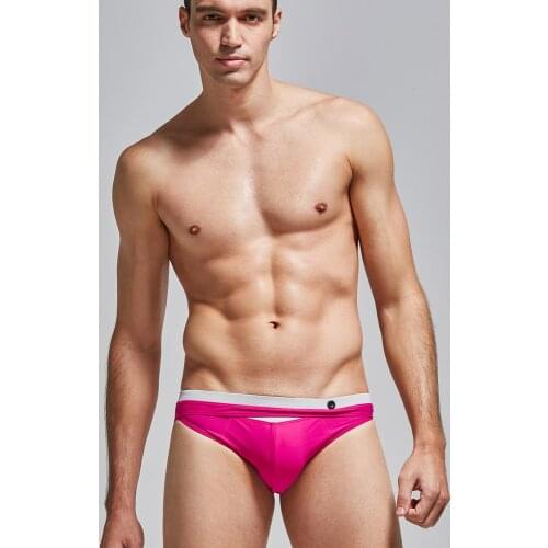 Mens Sexy Surfing Swimwear Men Swim Briefs Trunks 2021 New Men Sports Swimsuit Swimming Trunks Surfing Gay Bikini Beach Shorts