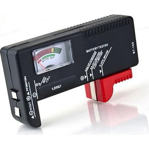2015 New Arrive Universal Button Battery Checker Tester AA AAA C D 9V Checks power level of all 1.5V 9V batteries free shipping
