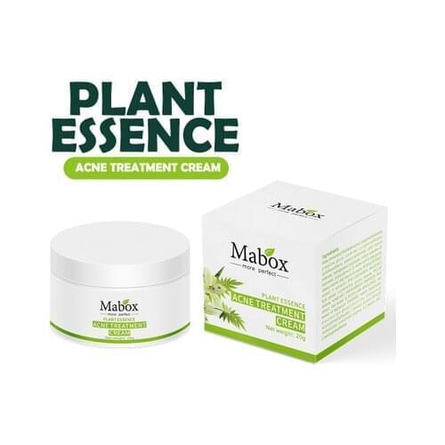 New Mabox 20G Plant Acne Treatment Cream Essence Cream Makeup Skin Care Facial Care Korea Whiting Cream