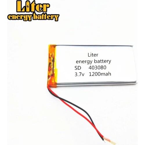 Tablet PC battery capacity 403080 3.7V 1200MAH Universal Li-ion for tablet pc Mp3 MP4 MP5 GPS mobile bluetooth