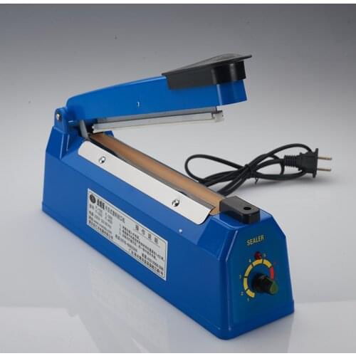 New 8" 200mm Hand Manual 220V/110V Impulse Sealer Heat Machine Poly PVC Plastic Shrink Vacuum Bag Film Lips Sealing