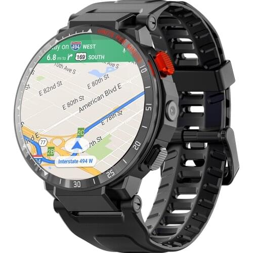 Carkira Smart Watch Z36 Android 7.1 Smart Watch 1GB+16GB 4G GPS Wifi Smart Watch Men Smartwatch with Camera & Sim Supported