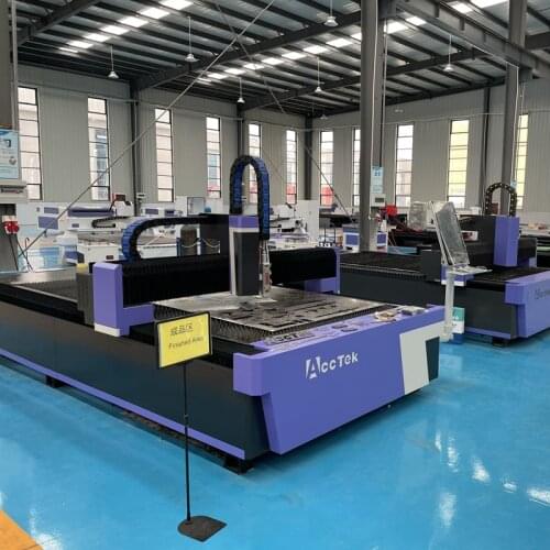 3015 Metal Fiber Cutter CNC Steel Laser Cutting Machine 1000W 2000W Power AKJ1530F