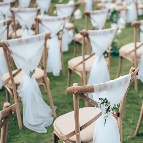 1m x1.5m Wedding Decoration White Yarn Wedding Ceremony High Grade Encryption Organza Wedding Background Veil Stage Dec Cloth