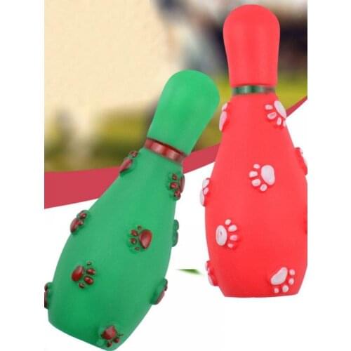 New Products Are On The Line. Dogs Can Resist Biting Teeth And Make Noise. Christmas Footprints. Bowling Vinyl Toys. Green/Red