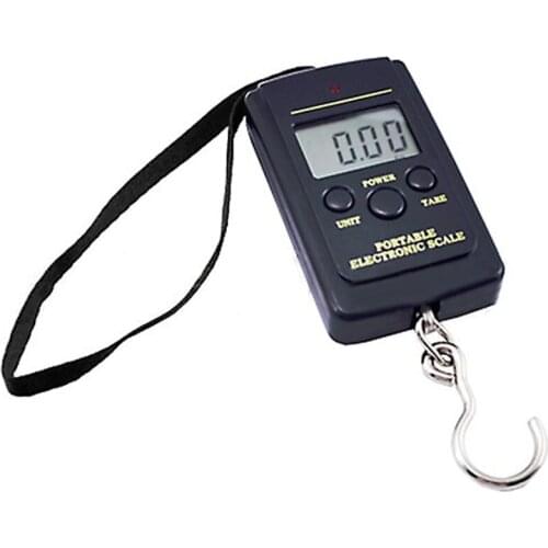 1Pcs 40kg x 10g Portable Mini Electronic Digital Scale Hanging Fishing Hook Pocket Weighing 20g Scale