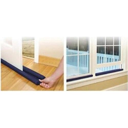 1Pcs New Hot 2020 Guard Stopper Twin Door Decor Protector Doorstop Draft Dodger Energy Saving Home Doorstop Safety Tool