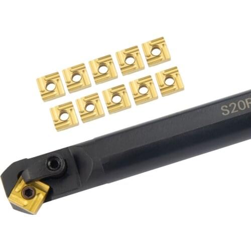 1pc S20R-MSSNR12 S25S-MSSNR12 S32T-MSSNR12 Internal Turning Tool Holder SNMG Carbide Inserts Lathe Bar CNC Cutting Tools Set