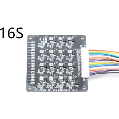 16S Li-ion Lipo Lifepo4 Lithium Battery Active Equalizer Balancer Energy Transfer Board BMS 1.2A Balance