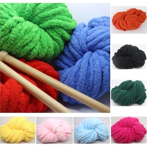 32 Color 1pcs/250 Super Thickness Viscose Chunky Yarn Roving Yarn For Spinning Hand Knitting Spin Yarn Winter Warm Free Shipping