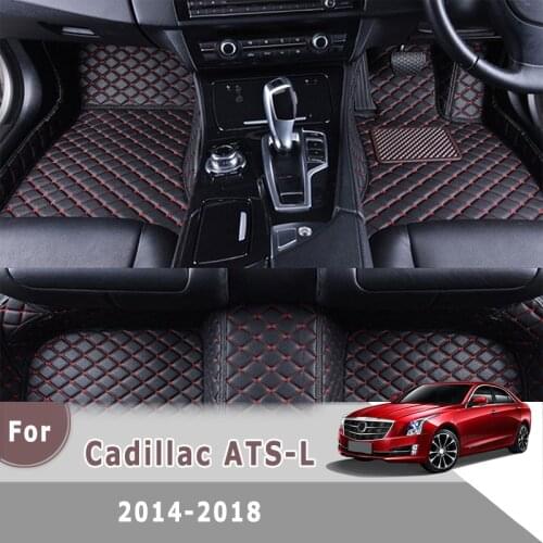 RHD Carpets For Cadillac ATS-L 2018 2017 2016 2015 2014 Car Floor Mats Automobiles, Parts Accessories Artificial Leather