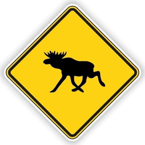 Car stickers interesting moose personality car accessories decoration bumper window glass car supplies polyethylene decals