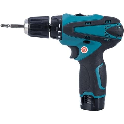 DF330 Lithium Electric Drill Screwdriver Rechargeable Electric Drill Household Impact Drill Screwdriver Hand Drill 10.8V 1.3Ah