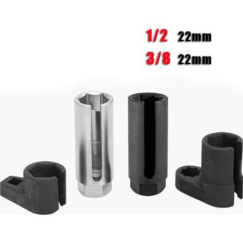 1/2 3/8 inches Drive by 7/8 inches 22mm Offset Oxygen Sensor Socket Wire Gate Accesses from Side Oxygen Sensor Removal Wrench