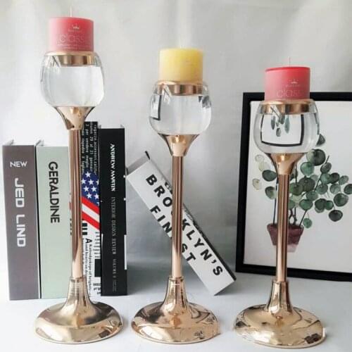 Metal Candle Holder Exquisite Candlesticks Wedding Table Candle Stand Party Centerpiece Luxury Home Decoration