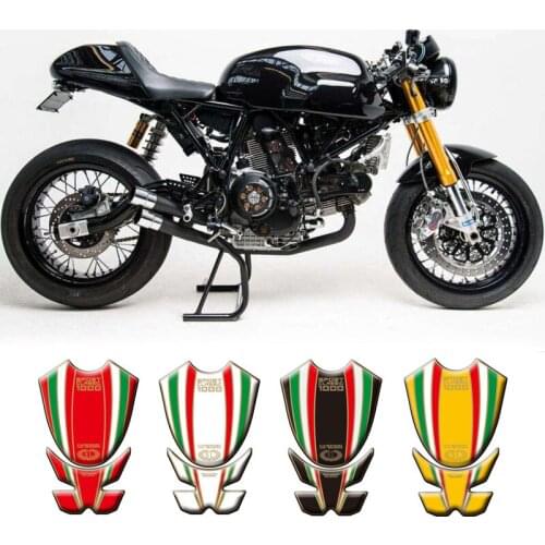 Motorcycle High-quality 3D Fuel Tank Protective Stickers Decals For Ducati Sport Classic 1000 2005-2009 Stickers