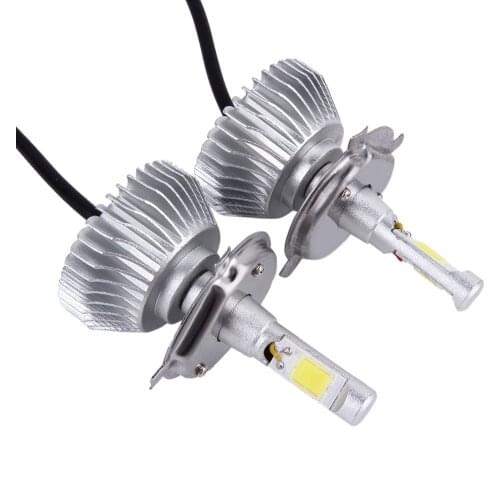 New 1 Pair LED Chips Light 60W 6000LMH4/9004/9007/H13/H1/H7/H3/9005/9006/H11 Headlight Kit H/L Beam Bulbs 6000K