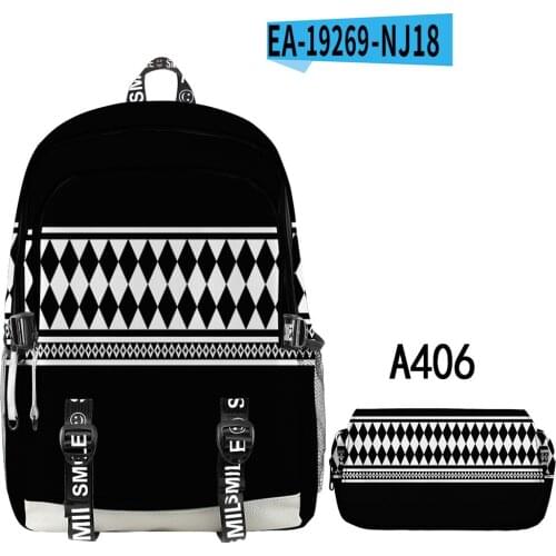 2021 New 2pcs/Set Backpack Tokyo Avengers Backpack Shoulder Bags 3D Print Hip hop School Bag Mochilas Student Backpack