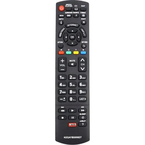 New N2QAYB000827 TV Remote Control fits For Panasonic Plasma TVs XTC-P50S60 TC-P55S60 TC-P60S60 TC-P65S60 N2QAYB000827