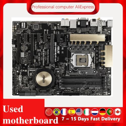 For Asus Z97-PRO(WiFi ac) Desktop Motherboard Z97 LGA 1150 For Core i7 i5 i3 SATA3 USB3.0 Original Used Mainboard