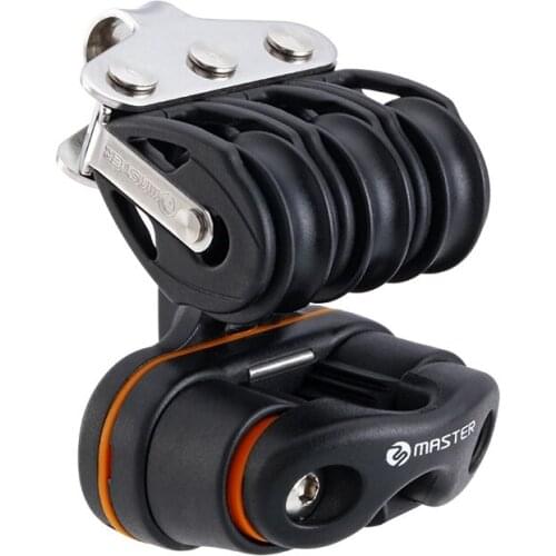 Sailboat Dinghy 22mm 7/8" Triple Fairlead Cleat Block Windrider Block Small Boat Block Master BB-2212F