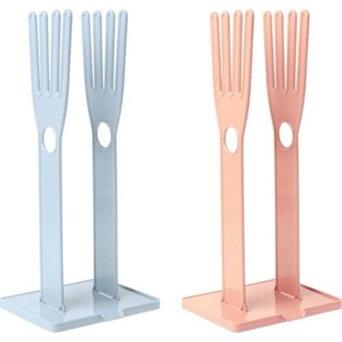 Plastic Kitchen Rubber Gloves Racks Drain Towel Storage Holders Kitchen Sink Storage Rack Products Gear Items Stuff Kitchen Tool