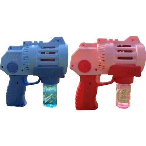 Five-hole Childrens Automatic Bubble Machine Electric With Light And Music Automatic Bubble Blowing Gun Toy Kid Toy