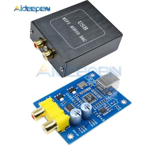 SA9227 + PCM5102A 32Bit 384KHZ DAC HIFI Asynchronous Decoder Board Audio Decoding Module 5V USB With Case For Mac OS Windows