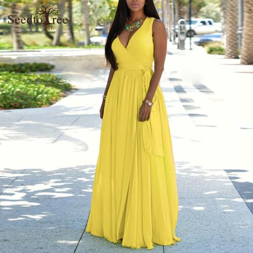SeedtoTree Summer Chiffon Dresses