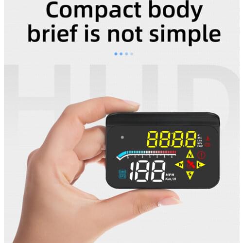 Smart M17 Car Monitor With 6 Alarm Modes OBD2 GPS HUD Head-up Display HD Monitor GPS System Car Accessories Car Electronics