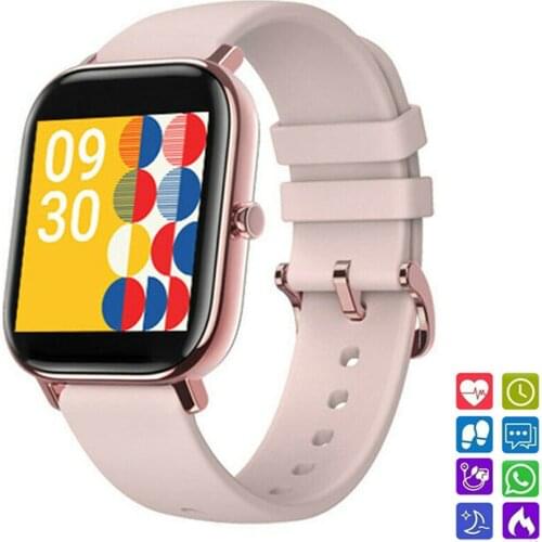 IP67 Waterproof Smart Watch Heart Rate Monitor Fitness Tracker Wristwatch Messages Call Reminder for Android Cell Phones