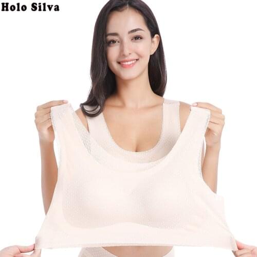 Plus Size Bras For Women 3XL 4XL 5XL 6XL Seamless Bralette Sleeping Active Bra Female Vest Wire Free Brassiere Large Size Bra BH