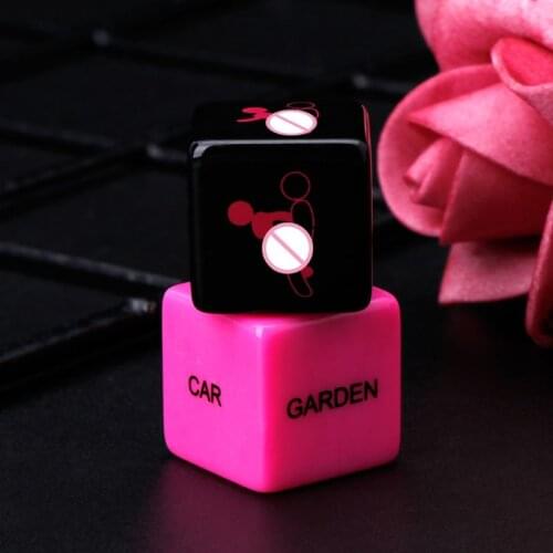 1 Pair Sex Dice Position Fun Adult Erotic Love Sexy Posture Couple Lovers Humour Game Toy Novelty Party Gift