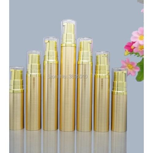 5/10/15/20ml plastic Vacuum Pump Bottle Eye Cream Liquid Foundation Empty Cosmetic Containers F908