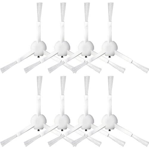8Pcs White Side Brush HEPA Filter Mop Cloth Cleaning Tool for Xiaomi 1C Robot Vacuum Cleaner Parts Accessories