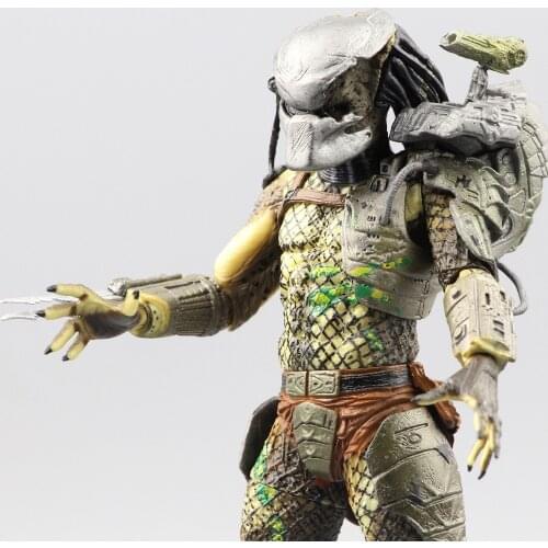 Free Shipping Neca P1 7" Soldier Set Classic Predator 21cm Alien Hunter Primevil AVP